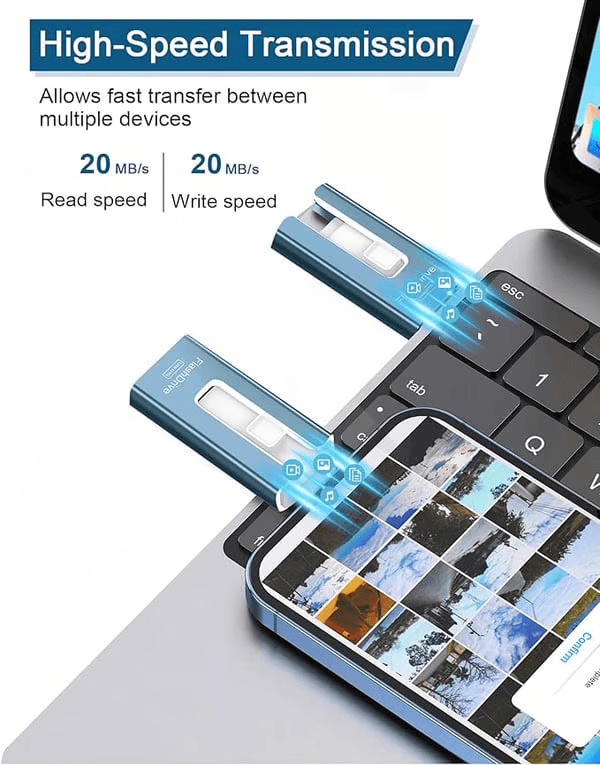 4-in-1 Memory Stick - Extra Storage for Your Smartphone