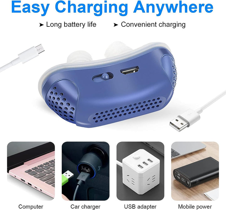 Micro CPAP Sleep Apnoea Device - Anti-Snoring
