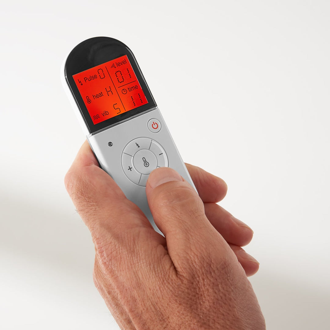 Cordless Heated Neck Massager with Remote Control and Vibration Therapy