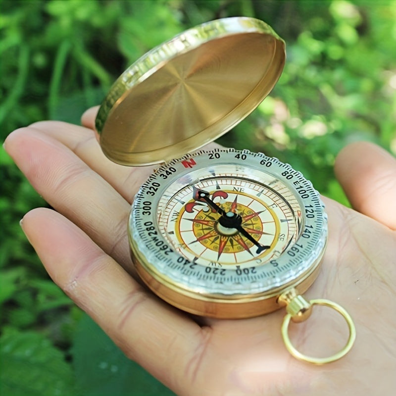 Copper Survival Compass – Waterproof and Glow-in-the-Dark for Night-Time Adventures