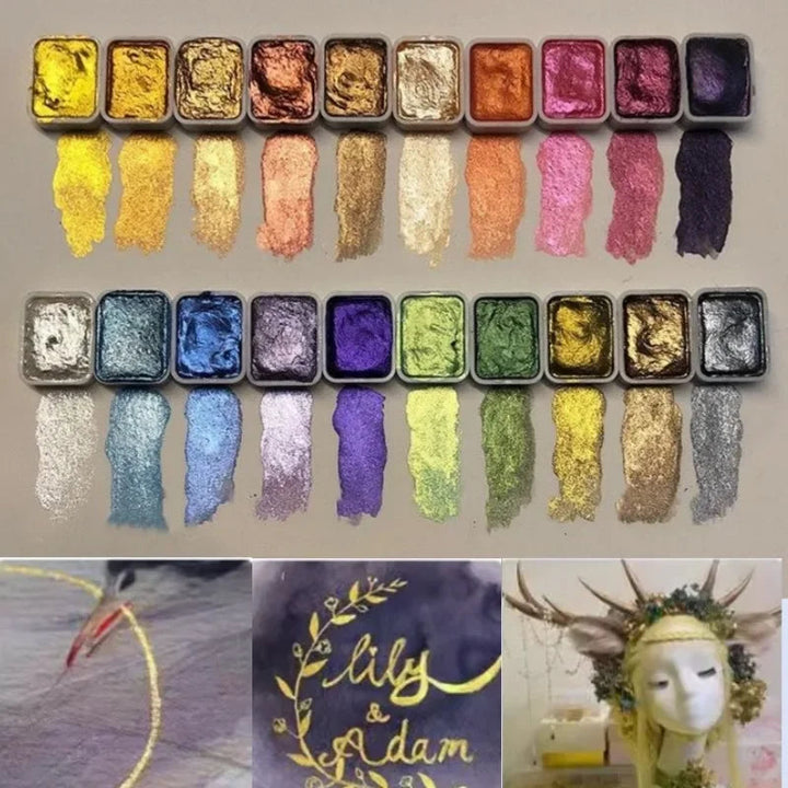 Mineral pigment powder – ignite your art with brilliantly shimmering colours