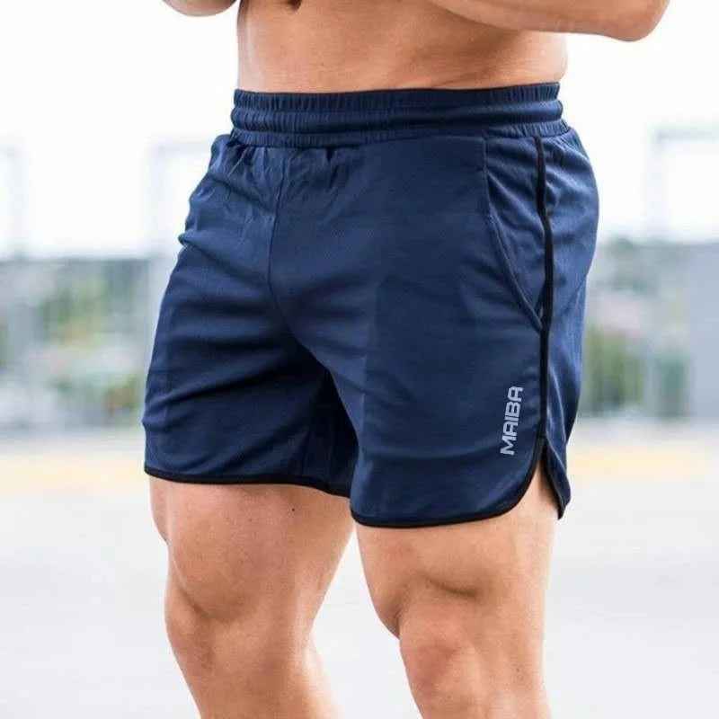 Slim-Fit Elastic Men's Swimming Trunks