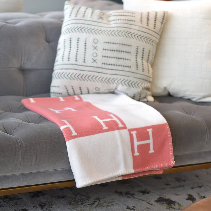 Premium Cashmere and Wool Throw | Soft and Luxurious | Gold