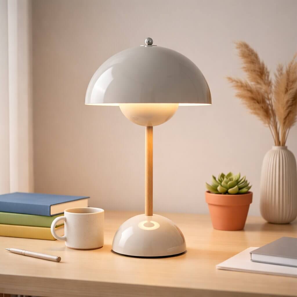 Designer Table Lamp | LED Table Lamp | Night Lamp | Dimmable and Cordless | Lumora