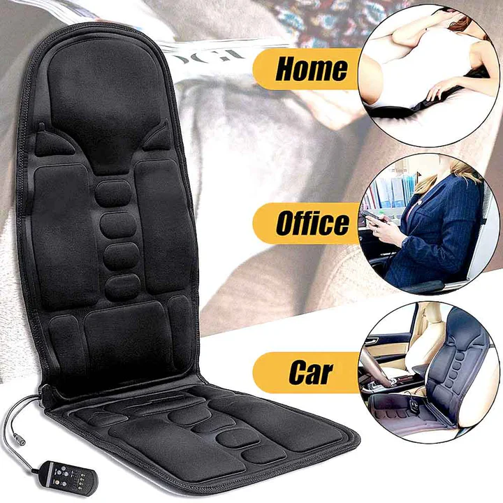Desk Chair Massage Seat Cushion with Heat and Remote Control for Car and Home Bleacher