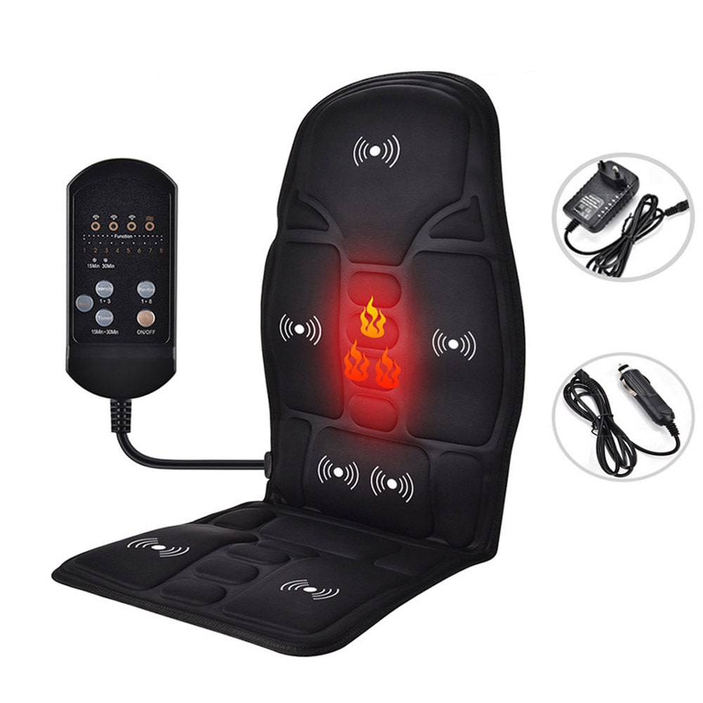 Desk Chair Massage Seat Cushion with Heat and Vibration for Office Car Pressure Relief