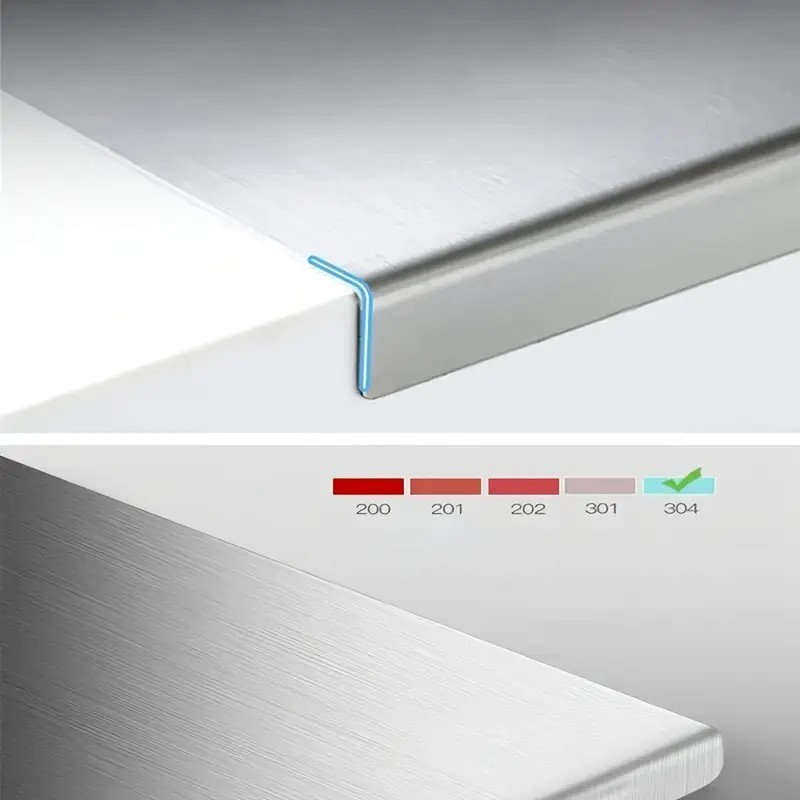 Double-Sided Stainless Steel Chopping Board – Hygienic and Non-Slip