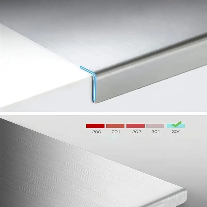 Double-Sided Stainless Steel Chopping Board – Hygienic and Non-Slip