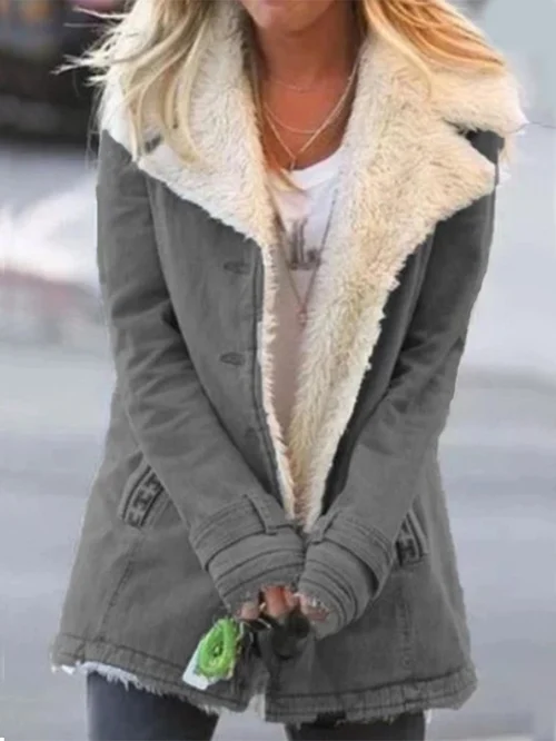 Stylish Thermal Women's Coat - Aurora