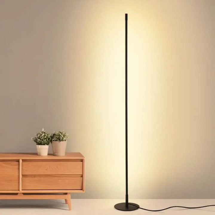 FlorGlow Metal Floor Lamp – Dimmable and Elegant for Any Living Room