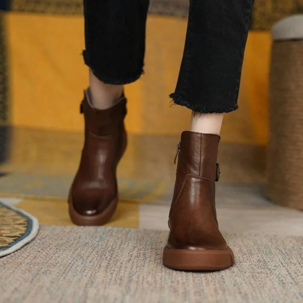 Vintage Ankle Boots – Retro Style with Modern Edge