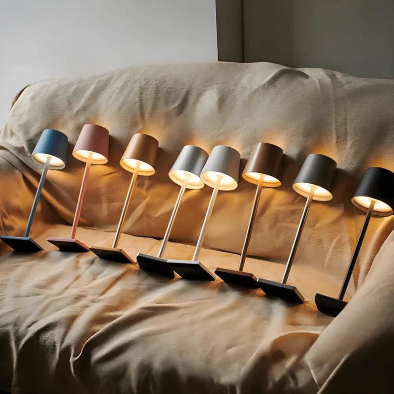 Rechargeable Wireless Table Lamp - Elegant LED for Indoor and Outdoor Use