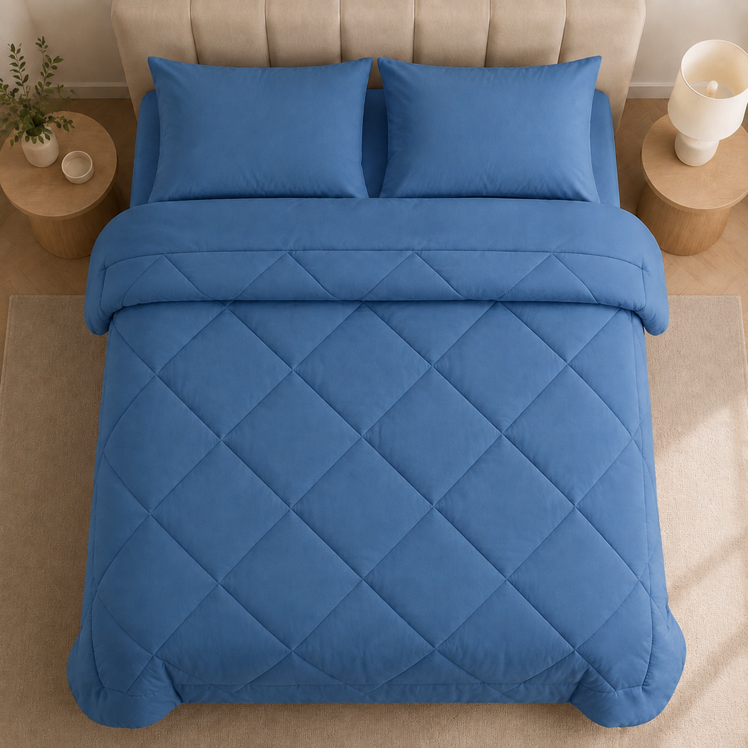 2-in-1 duvet — no duvet cover needed