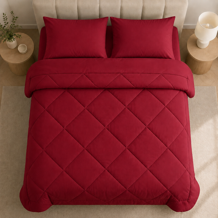 2-in-1 duvet — no duvet cover needed