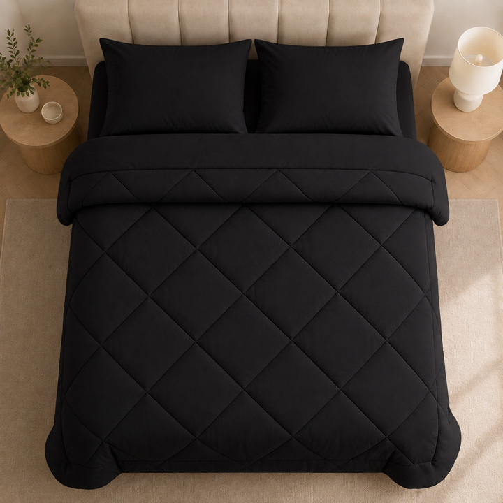 2-in-1 duvet — no duvet cover needed