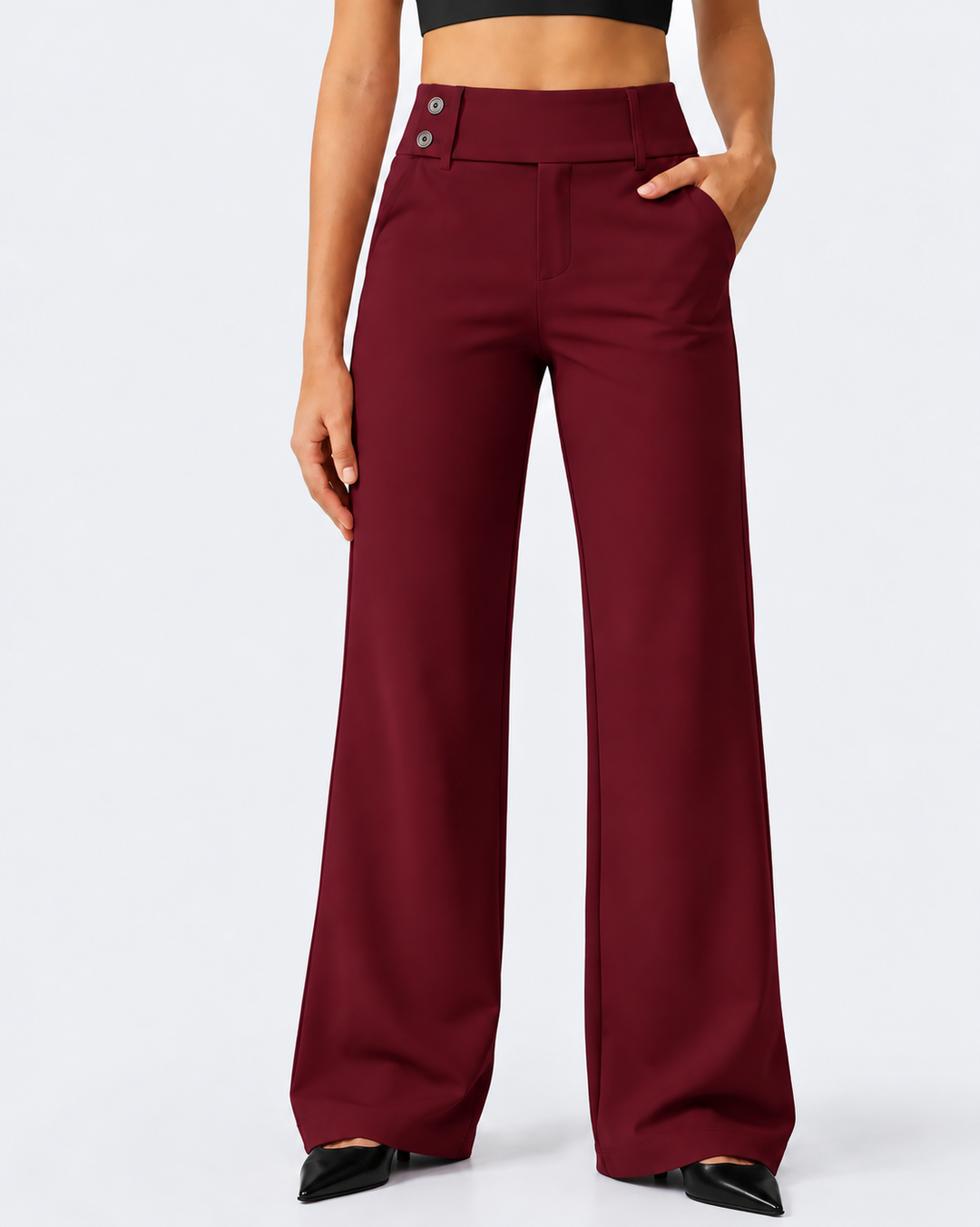 Everyday Stretch Trousers | High Waist & All-Day Comfort