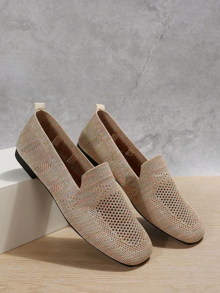 Women's orthopaedic slip-on trainers with soft footbed, breathable mesh