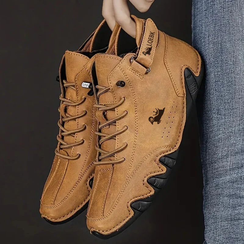 Comfortable Designed for balance Leather Walking Shoes