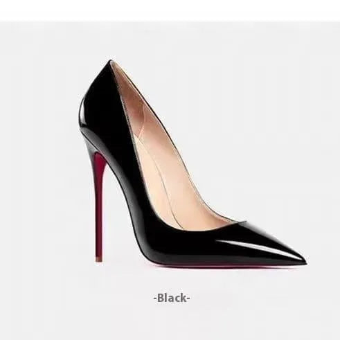 Women's Stiletto Heels – Pointed Toe & Patent Leather, Various Colours