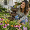 Rain-Catching Bird Bath - Natural Water Source for Birds and Bees