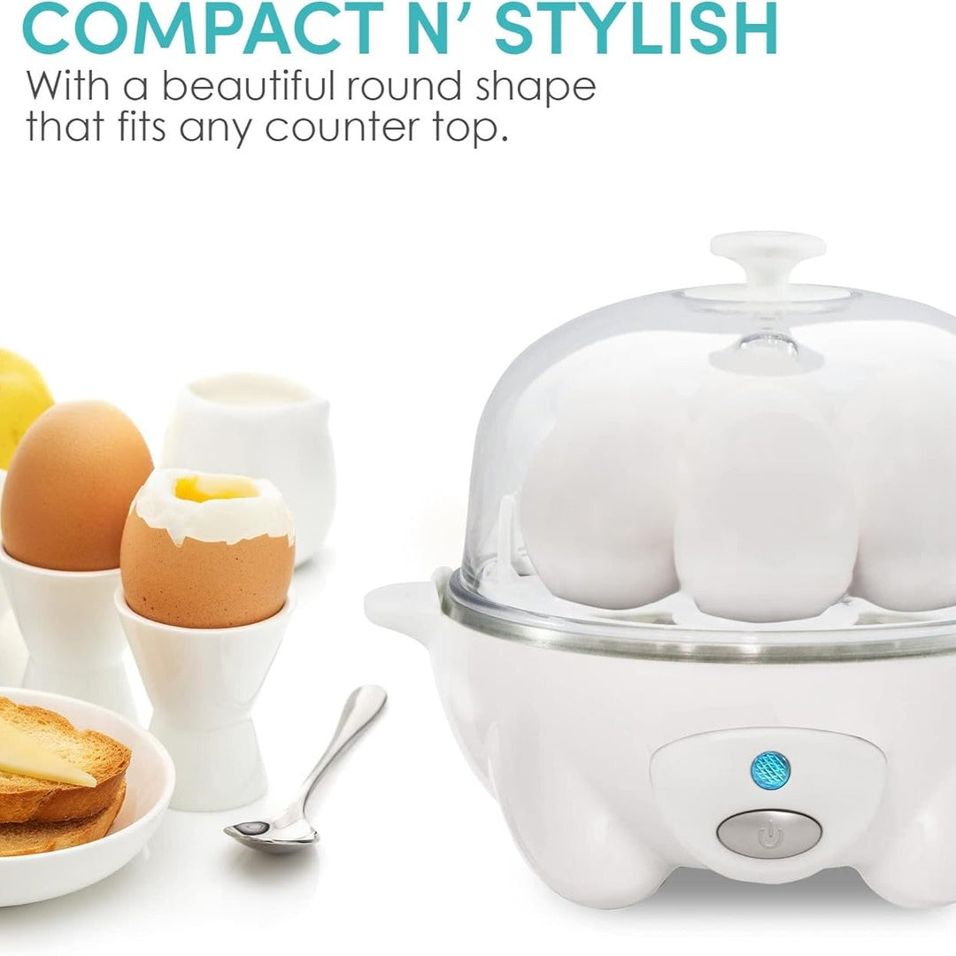 Egg Cooker – Fast Cooking, Poached Eggs and Omelette Preparation with Automatic Shut-Off