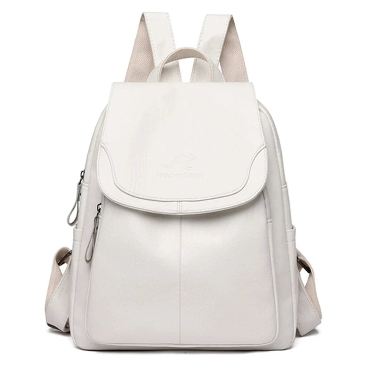 Leather Backpack for Women - Vegan Leather - Practical & Stylish