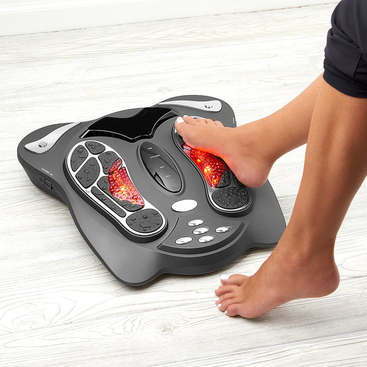 Ems Foot Massager with Circulation Machine Tens Pads Remote Control