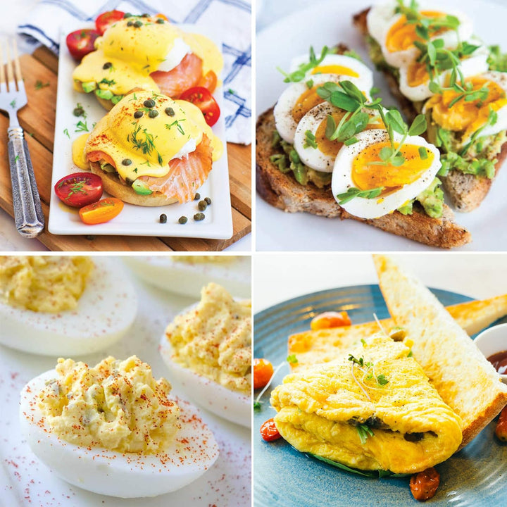 Egg Cooker – Fast Cooking, Poached Eggs and Omelette Preparation with Automatic Shut-Off