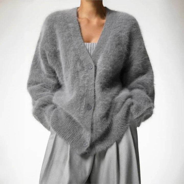 Fine Wool-like Cardigan
