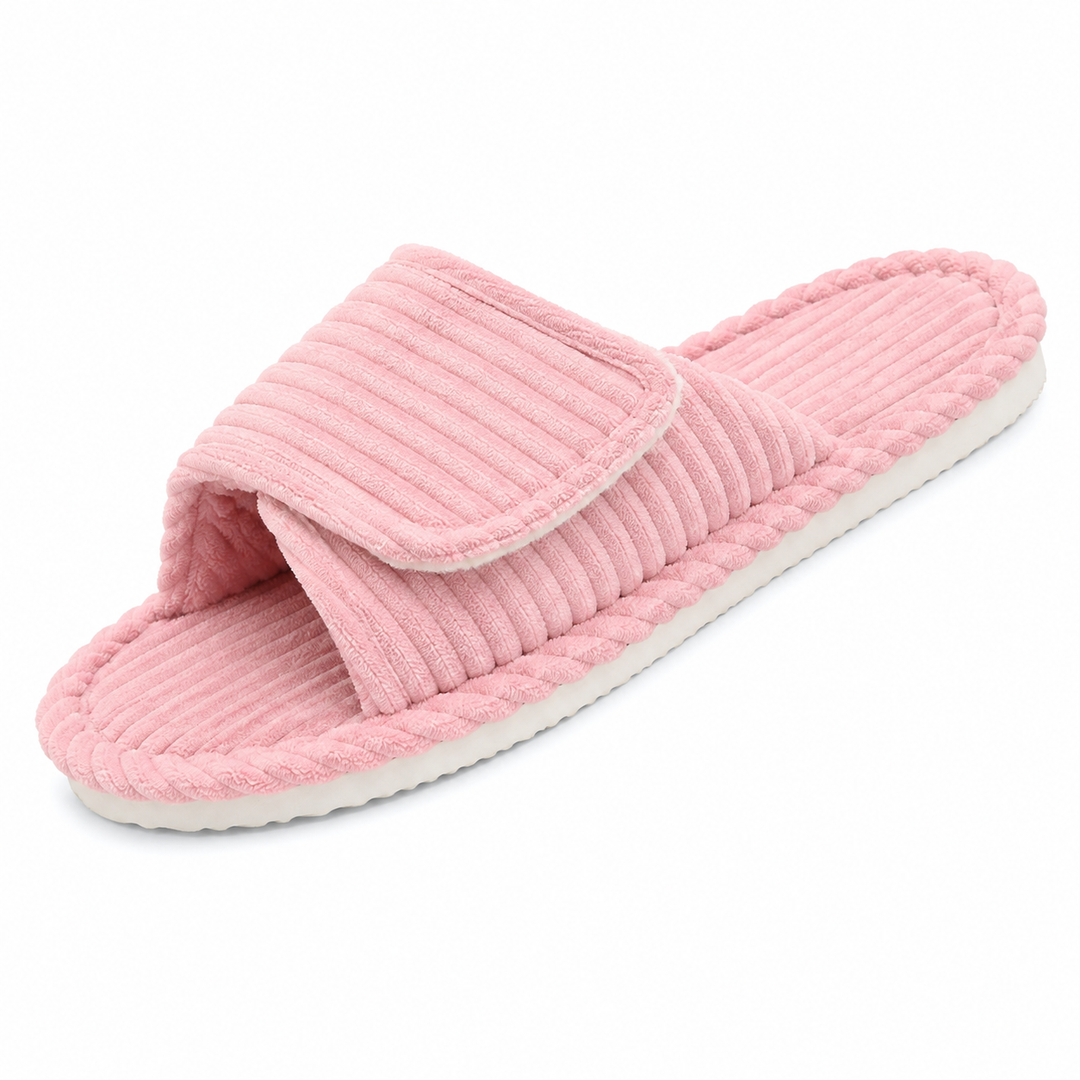 Orthopaedic Corduroy Slippers with Arch Support