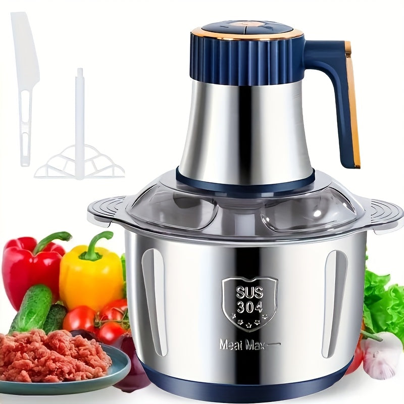 Stainless Steel Meat Mincer and Vegetable Slicer – Multifunctional Kitchen Machine