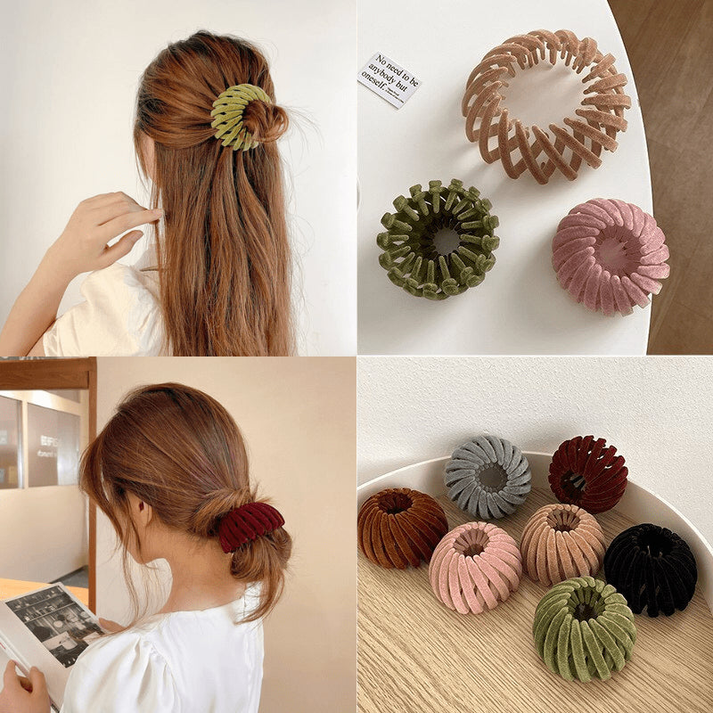 Twist-and-Snap Hair Clip for Secure All-Day Hold, Gentle on Fine Hair