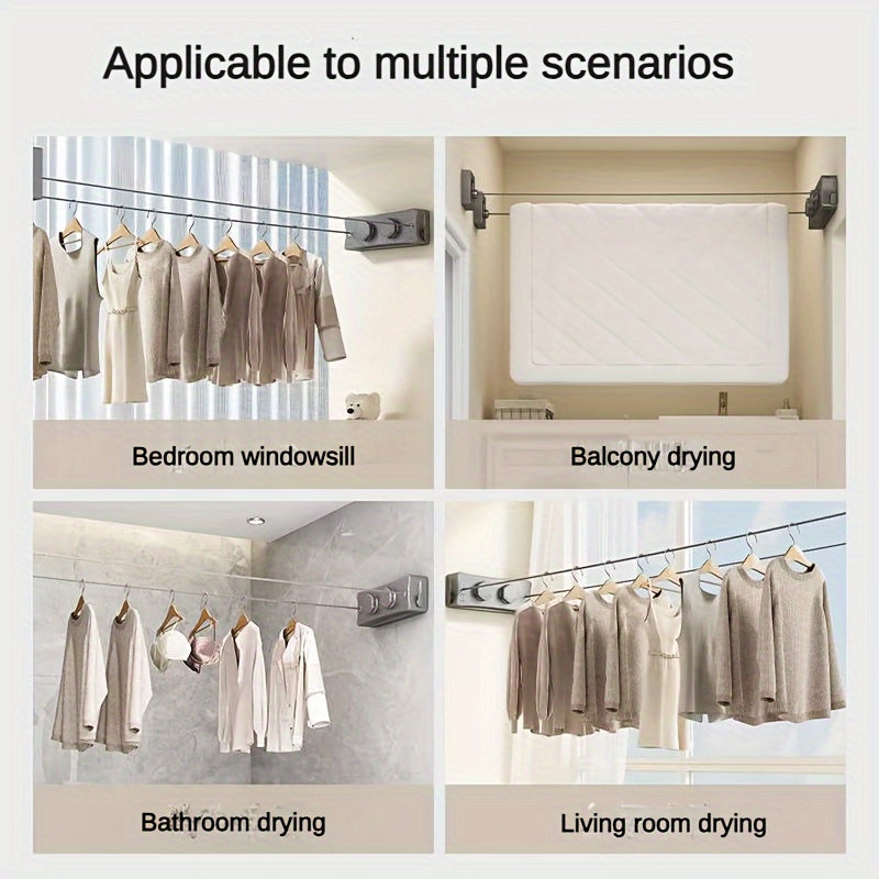 Double Folding Clothes Line – Compact and Sturdy