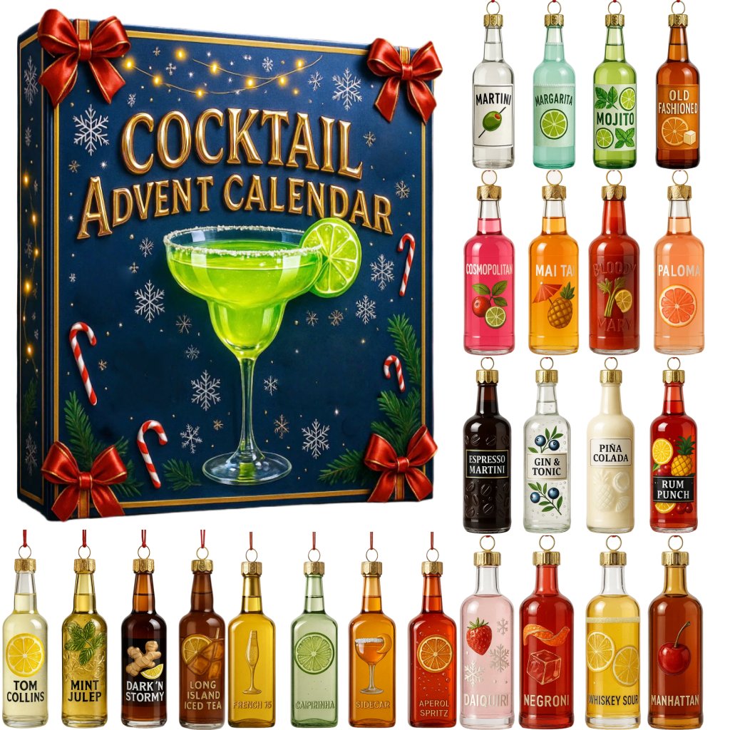 Festive cocktail advent calendar countdown experience