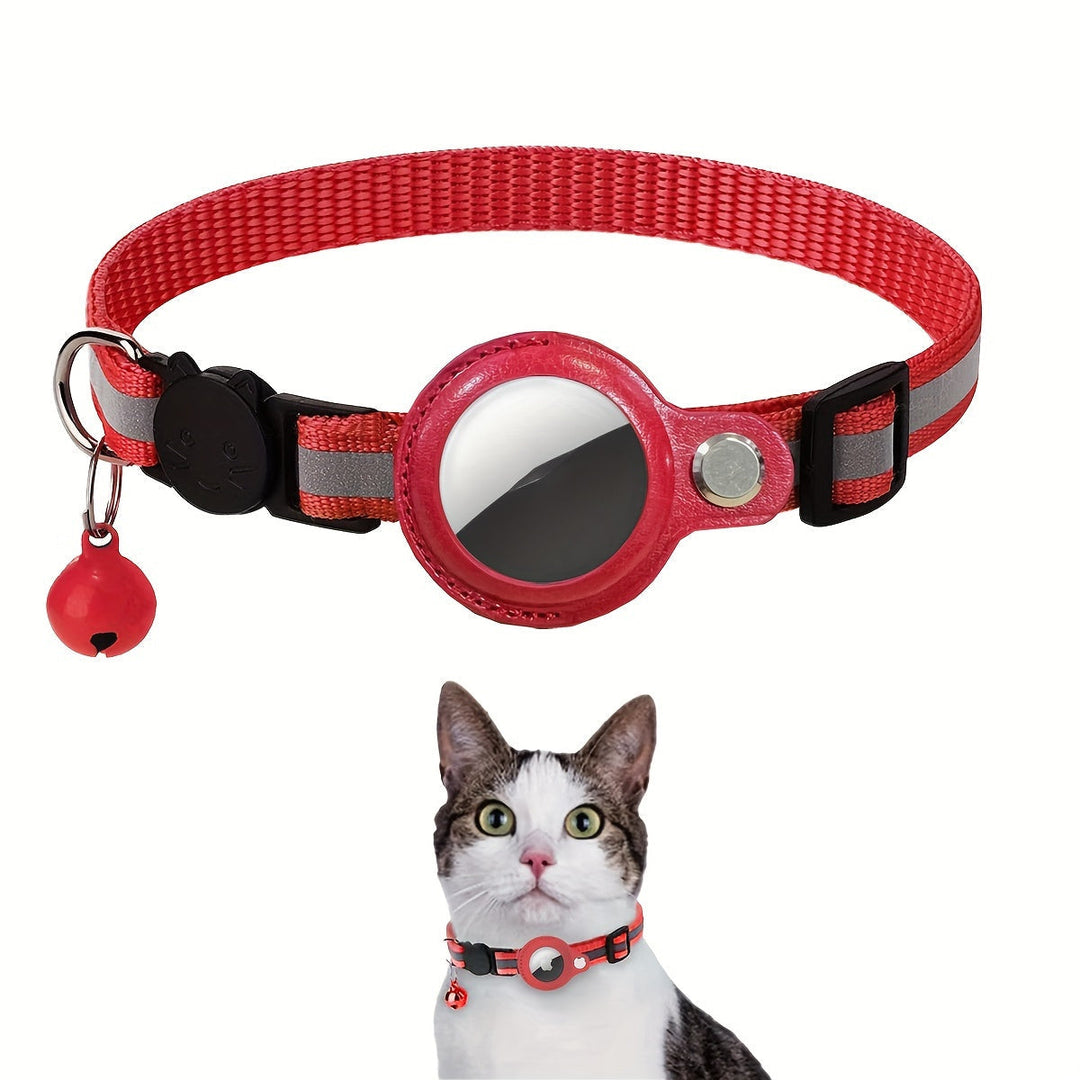 Reflective Cat Collar – Safety Buckle and Bell for Increased Visibility