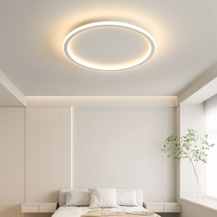 Flush Mount LED Ceiling Light Circular Modern Dimmable Fixture