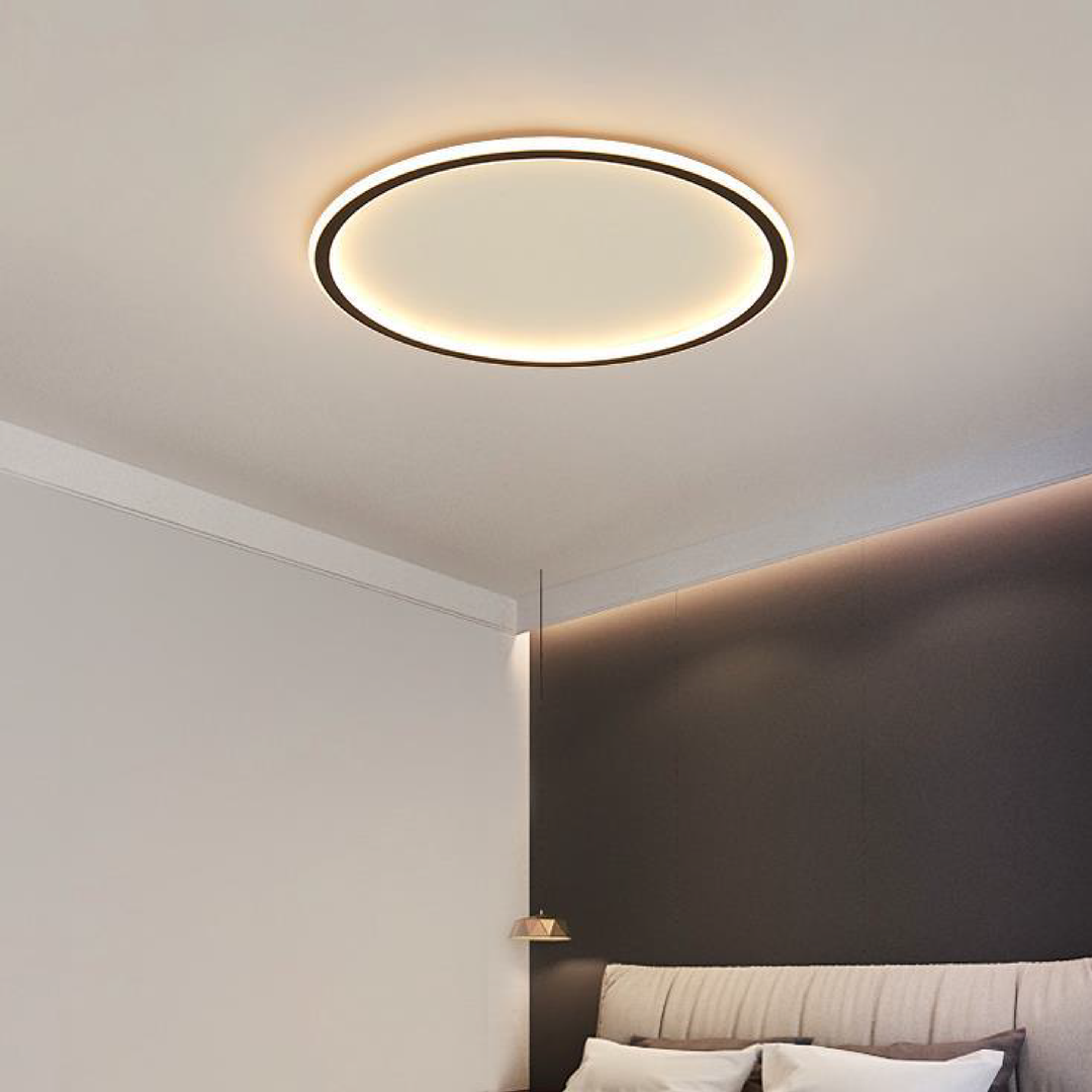 Flush Mount LED Ceiling Light Circular Modern Dimmable Fixture