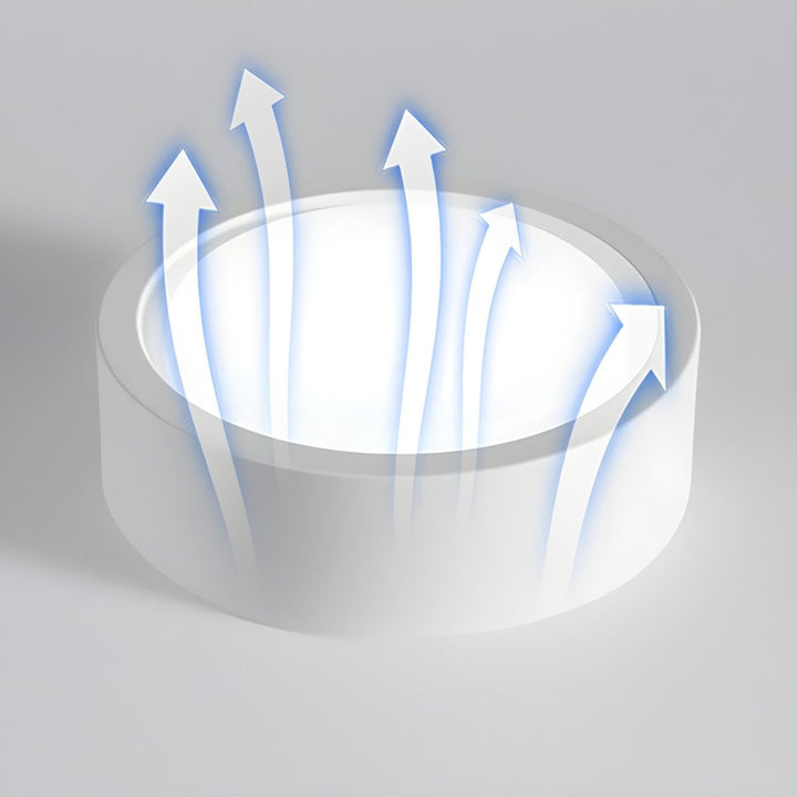 Flush Mount Cylinder LED Ceiling Light with Modern Design and Energy Efficient Lighting