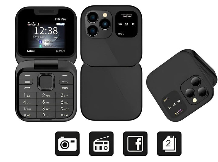 Foldable Dual SIM Phone zaxx