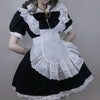 French Maid Costume with Ruffled Apron for Halloween