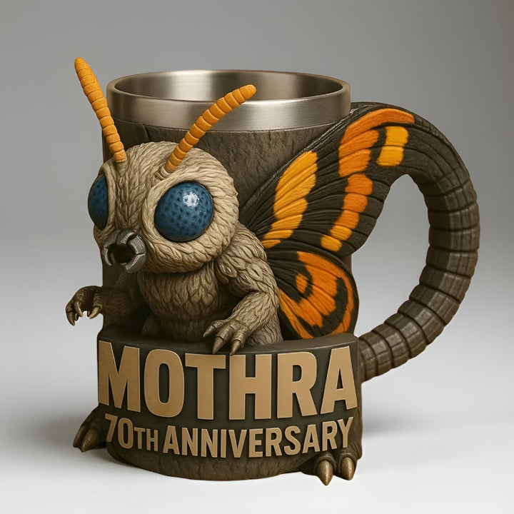 Fun Monster Coffee Mug with Stainless Steel Liner and Sculpted 3D Design