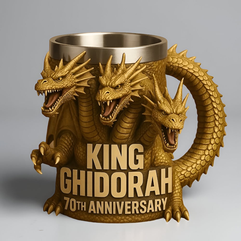 Fun Monster Coffee Mug with Stainless Steel Liner and Sculpted 3D Design