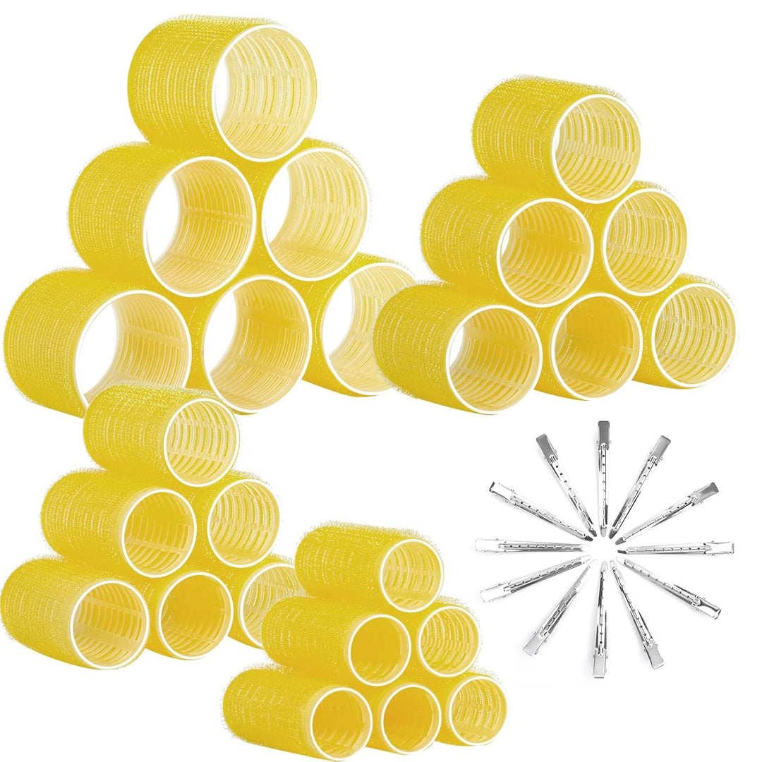 Self-Adhesive Hair Roller Set – Multicoloured Rollers