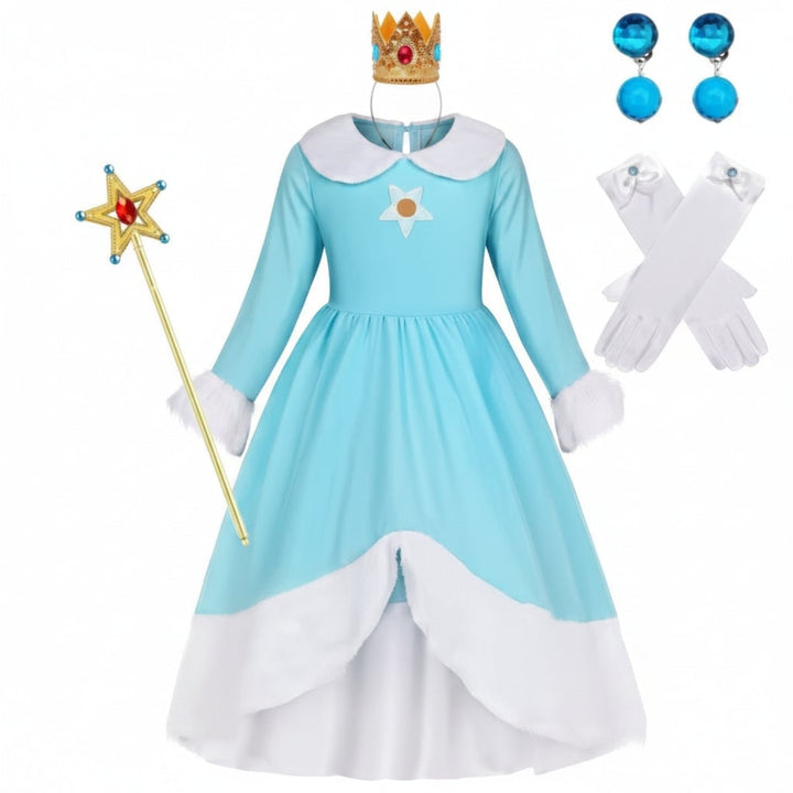 Girls' Halloween Princess Costume and Dress Up Accessories for Games