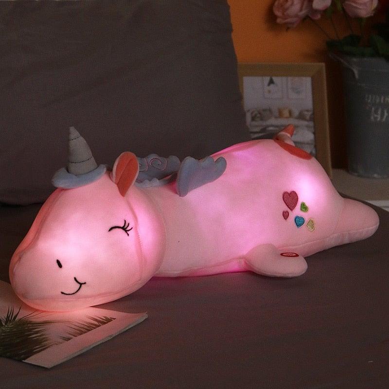 Lunacorn Light-Up Unicorn | Soft Plush Friend | Rainbow LED | Perfect Gift for Kids