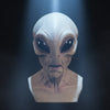 Halloween Alien Mask Full Head Latex Creepy for Adult Costume Party Space