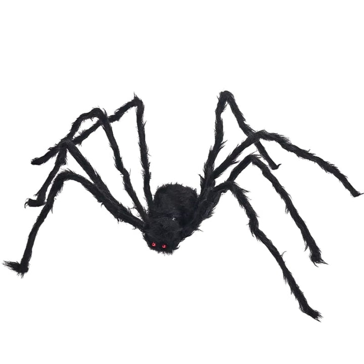Halloween Giant Spider Decoration with Web and Poseable Legs for Outdoor Yard