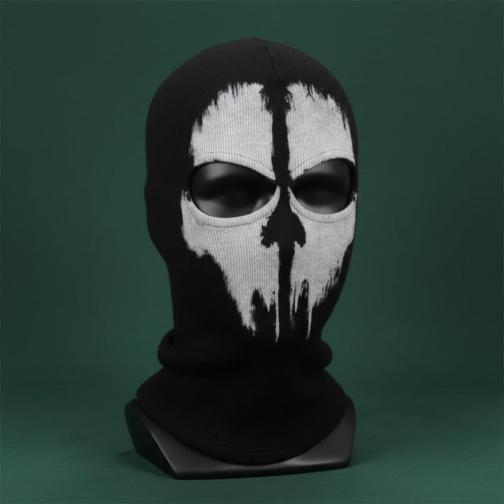 Halloween Skull Balaclava Ski Mask with Full Face Coverage Knit Cold Weather Motorcycle