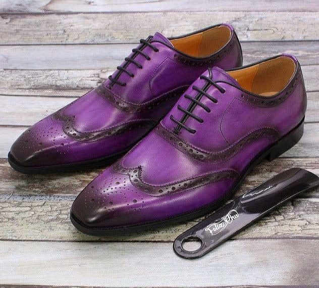 Handmade Men's Leather Oxford Shoes – Valentin