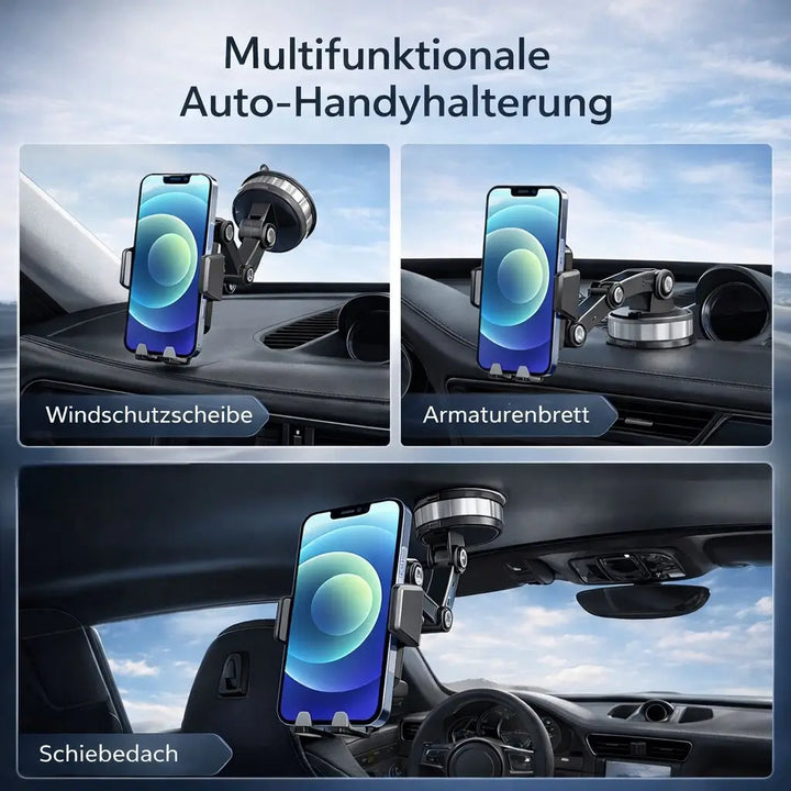 Suction Car Phone Holder | 360° Rotatable Mount for Dashboard and Windscreen